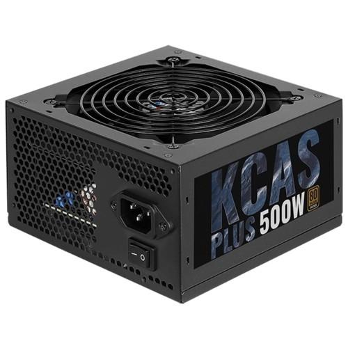 Aerocool 500W RTL KCAS-500 PLUS  { 80+ bronze (24+4+4pin) APFC 120mm fan 7xSATA RTL}