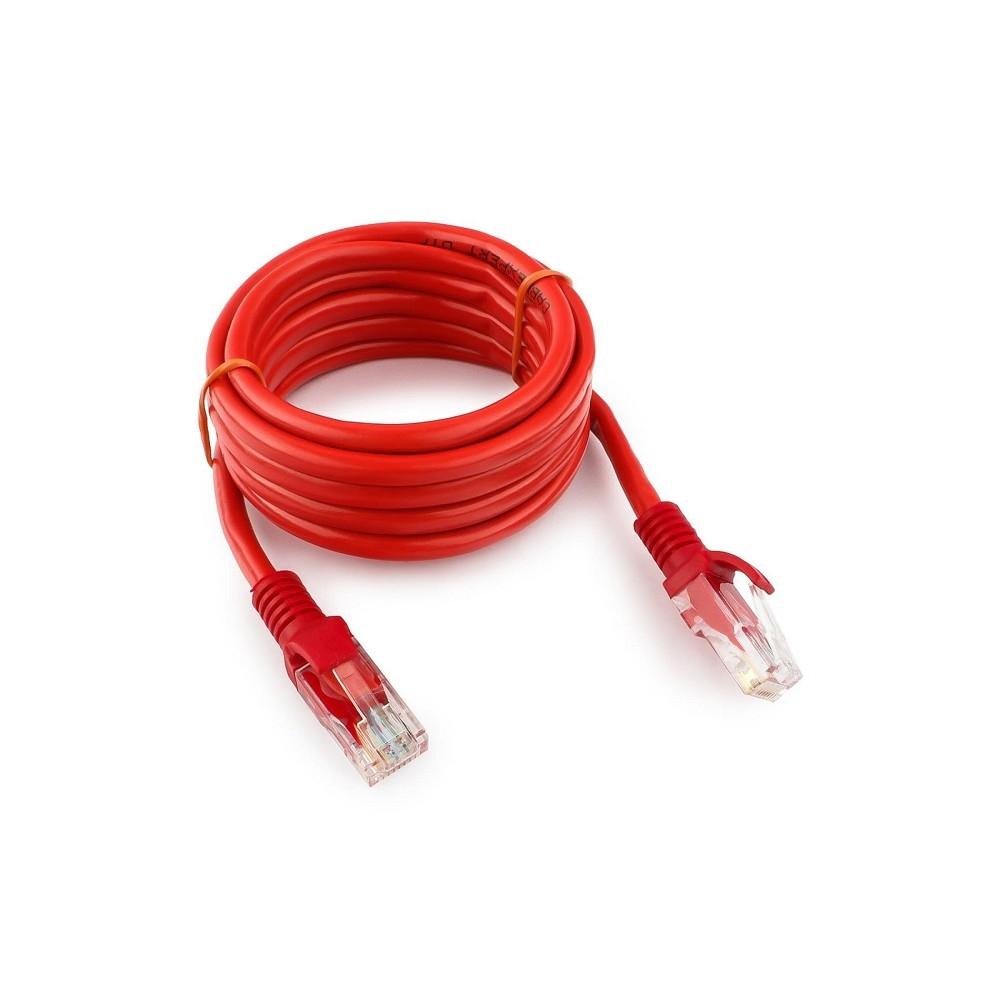 Cablexpert Патч-корд UTP PP12-2M/R кат.5, 2м, литой, многожильный (красный)