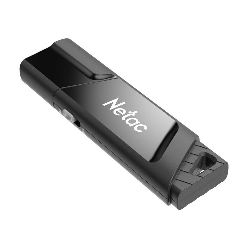 Netac USB Drive 256GB U336 USB3.0 Write protect Switch [NT03U336S-256G-30BK]