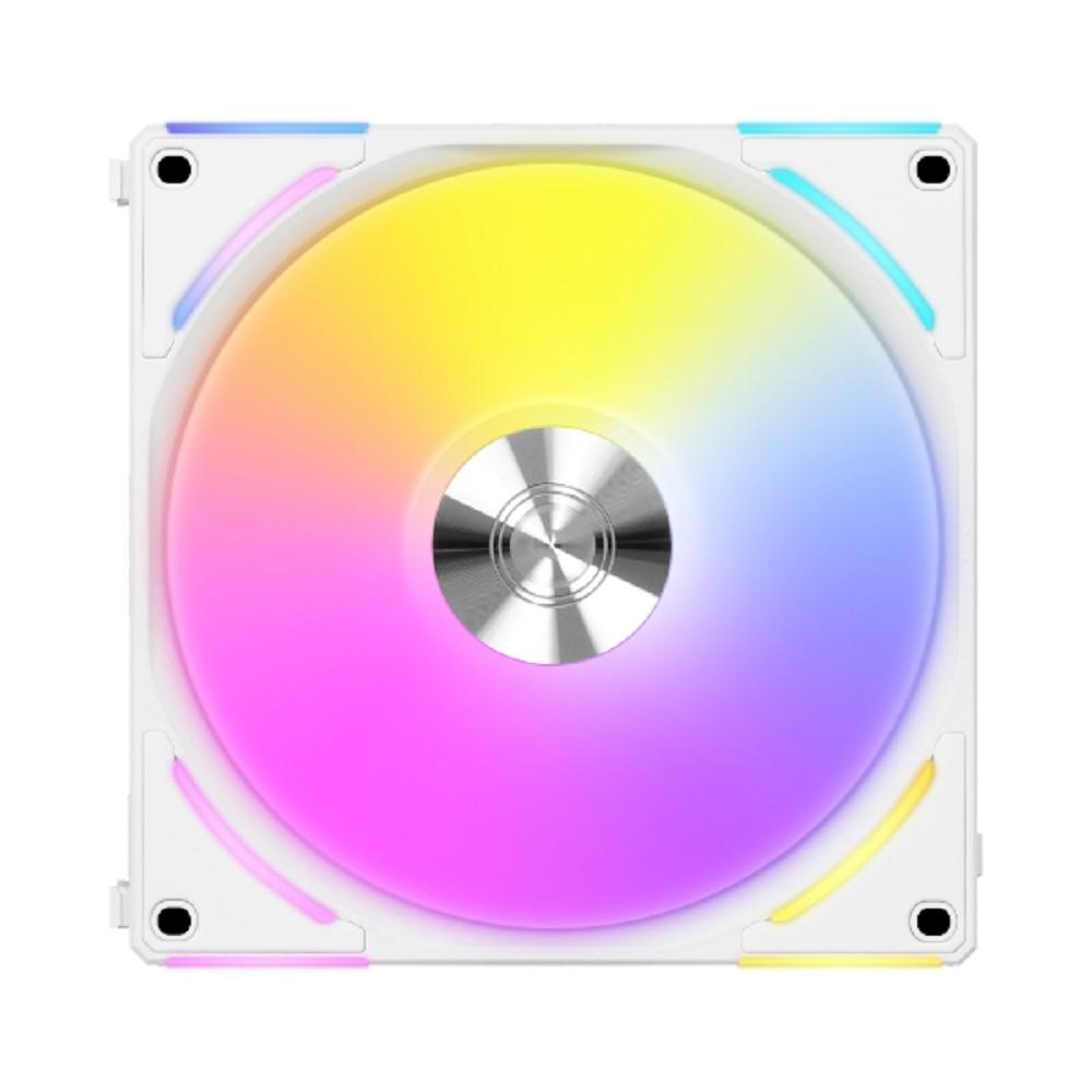 Lian Li G99.14ALV21W.R0 Вентилятор UNI FAN AL140 V2 White /UF-AL140V2-1W/ 140х140х28мм (PWM, ARGB, 250-1600 об/мин, 26.8dBa)