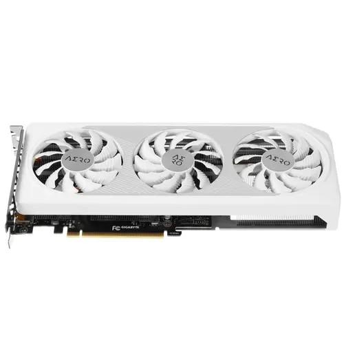 Gigabyte PCI-E GeForce RTX 4060 AERO (GV-N4060AERO OC-8GD) 8GB GDDR6 128bit 5nm 1830/17000MHz 2*HDMI/2*DP