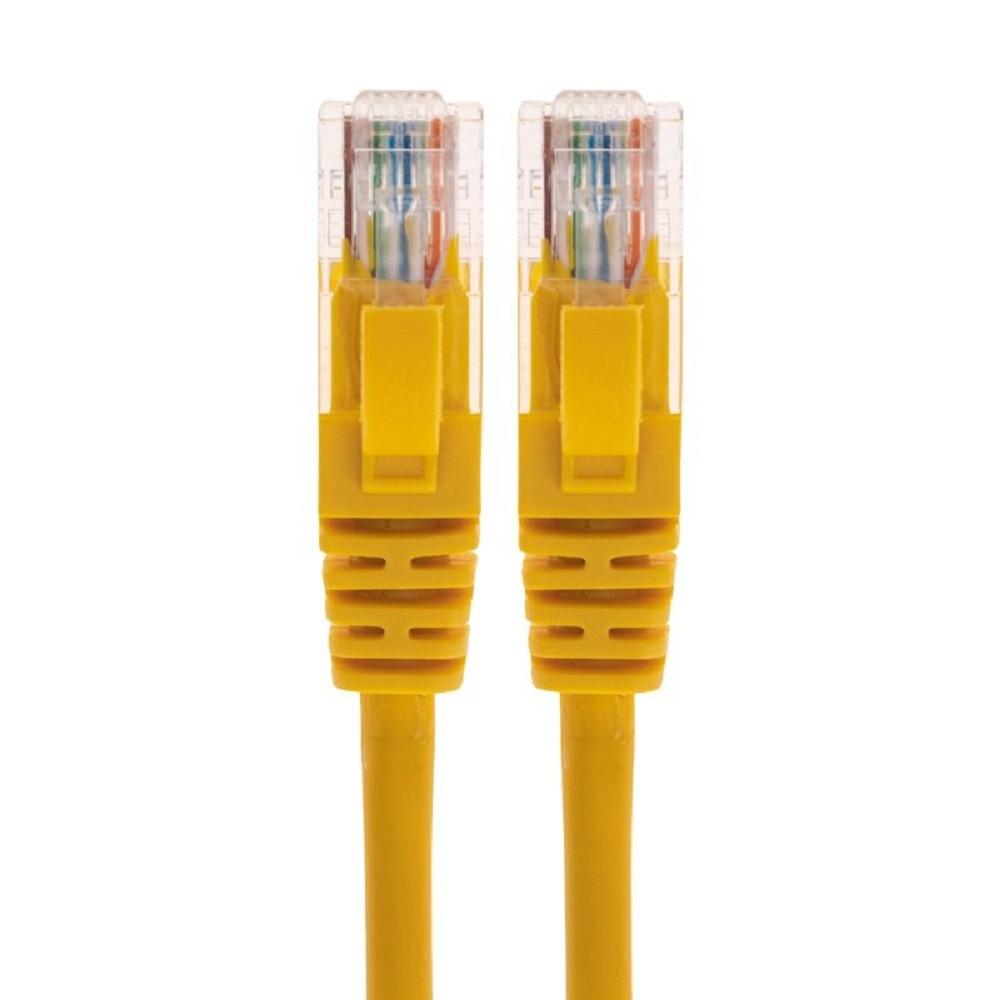 Rexant (02-0105-1) Патч-корд U/UTP, CAT 5e, RJ45-RJ45, 26AWG, LSZH, желтый, 1м