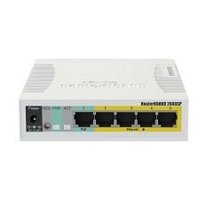 MikroTik RB260GSP (CSS106-1G-4P-1S) Коммутатор RouterBOARD 260GSP 1xSFP, 5x10/100/1000 Gigabit Ethernet, PoE with indoor case and power supply