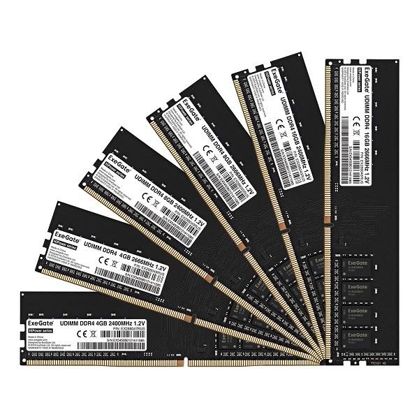 Exegate EX287009RUS Модуль памяти ExeGate Value Special DIMM DDR4 4GB <PC4-19200> 2400MHz