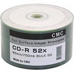 Диски CMC CD-R 80 52x Bulk/50 Full Ink Print