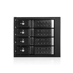 Procase T3-304-SATA3-BK {Hot-swap корзина 4 SATA3/SAS 6Gb (черный) hotswap trayless aluminium mobie rack module (3x5,25) 1xFAN 80x15mm}