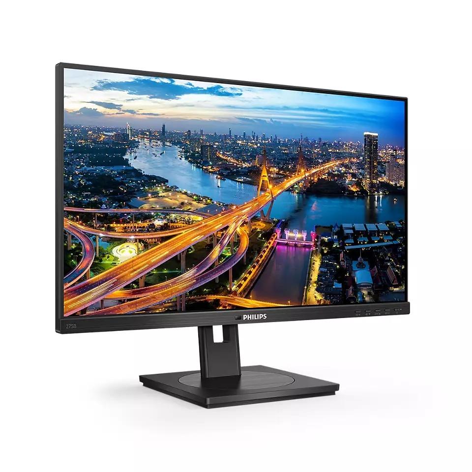 LCD PHILIPS 27" 275B1 черный с поворотом экрана {IPS 2560x1440 75Hz 4ms 178/178 300cd DVI HDMI1.4 DisplayPort1.2 4xUSB3.2 MM}