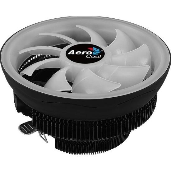 Cooler Aerocool Core Plus {110W / ARGB / PWM / Intel 115*/775/1200/1700 AMD / Clip"}