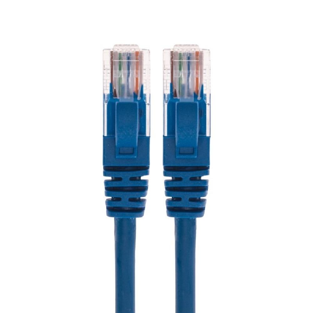 Rexant (02-0104-1) Патч-корд U/UTP, CAT 5e, RJ45-RJ45, 26AWG, LSZH, синий, 1м
