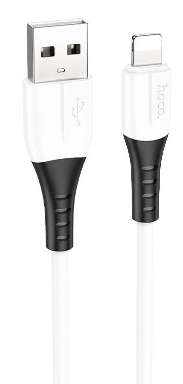 HOCO HC-68544 X82/ USB кабель Lightning/ 1m/ 2,4A/ Силикон/ White
