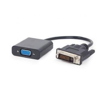 Cablexpert Переходник DVI-D-VGA Digital , 25M/15F, длина кабеля 0,2м, черный, пакет (A-DVID-VGAF-01)