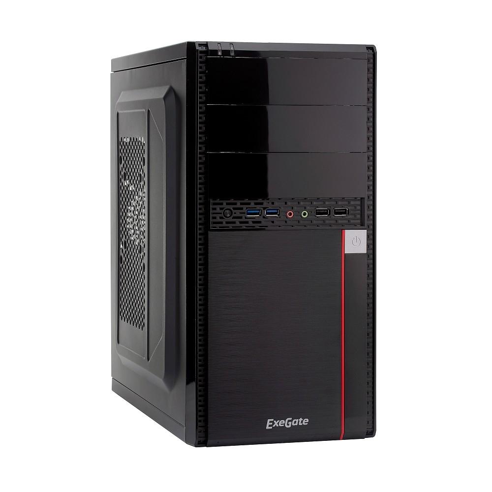 Exegate EX277439RUS Корпус Minitower MA-371X Black, mATX <без БП>