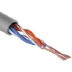 REXANT (01-0067) Кабель  U/UTP, категория 6, ZH нг(А)-HF, 4PR, 23AWG, внутренний, серый, 305 м