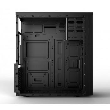 CBR Корпус ATX Miditower E185, без БП, 1*USB 3.0, 2*USB 2.0, HD Audio+Mic, Black [PCC-ATX-E185-USB31-USB22-WPSU]