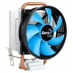 Устройство охлаждения(кулер) Aerocool Verkho 1-3P {Soc-FM2+/AM2+/AM3+/AM4/1150/1151/1155 3-pin 28dB Al+Cu 100W 280gr} Ret