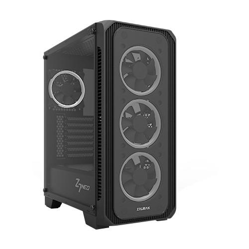 MidiTower Zalman Z7 NEO  Black без БП { боковое окно, ATX}