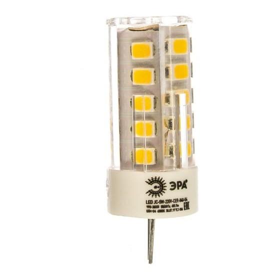 ЭРА Б0027858 Светодиодная лампа LED smd JC-5w-220V- cer-840-G4