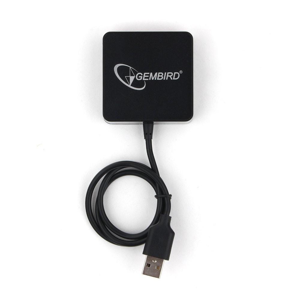 GEMBIRD  HUB USB2.0 4-port [UHB-242] , 4 порта, блистер,черный