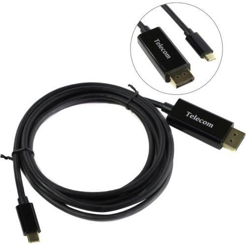 Telecom Кабель USB3.1 Type-Cm --> DP(m) 4K@30Hz, 1.8m <TCC010-1.8M>