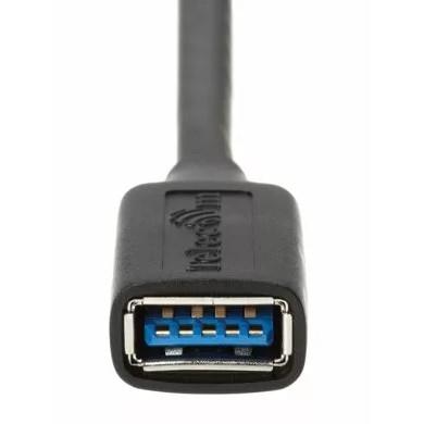 Telecom TUS708-1M Кабель удлинительный USB3.0 Am-Af 1m Telecom черный (TUS708-1M)