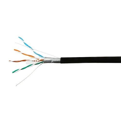 SkyNet Кабель FTP outdoor 4x2x0,51, медный, FLUKE TEST, кат.5e, однож., 100 м, box, черный [CSP-FTP-4-CU-OUT/100]