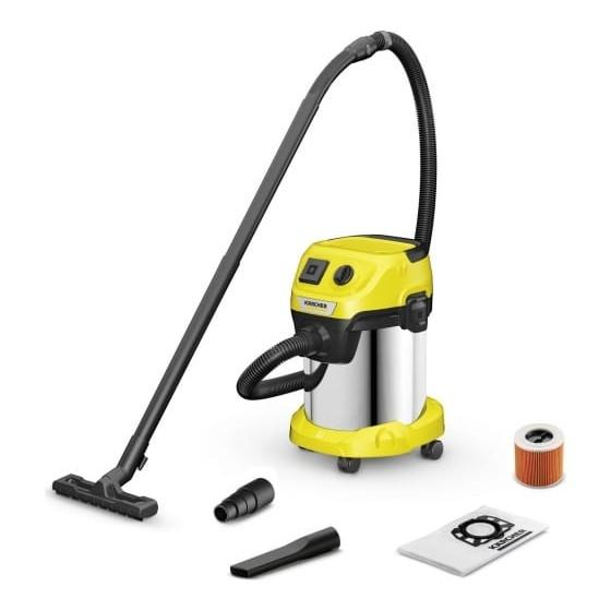 Строительный пылесос Karcher WD 3 P S V-17/4/20,  желтый [1.628-190.0]