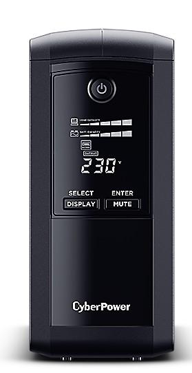 UPS CyberPower VP700EILCD {700VA/390W USB/RS-232/RJ11/45  (6 IEC С13)}