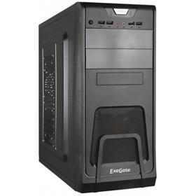 Exegate EX278391RUS Корпус Miditower Exegate CP-603 Black, ATX, <CP400W, 80mm>, 2*USB+2*USB3.0, Audio