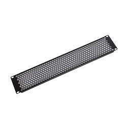 ЦМО Фальшпанель в шкаф 19" 2U перфорированная, цвет черный (ФП-2.4-9005)