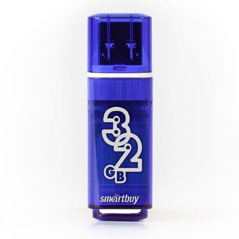 Smartbuy USB Drive 32GB Glossy series Dark Blue 3.0/3.1  (SB32GBGS-DB)