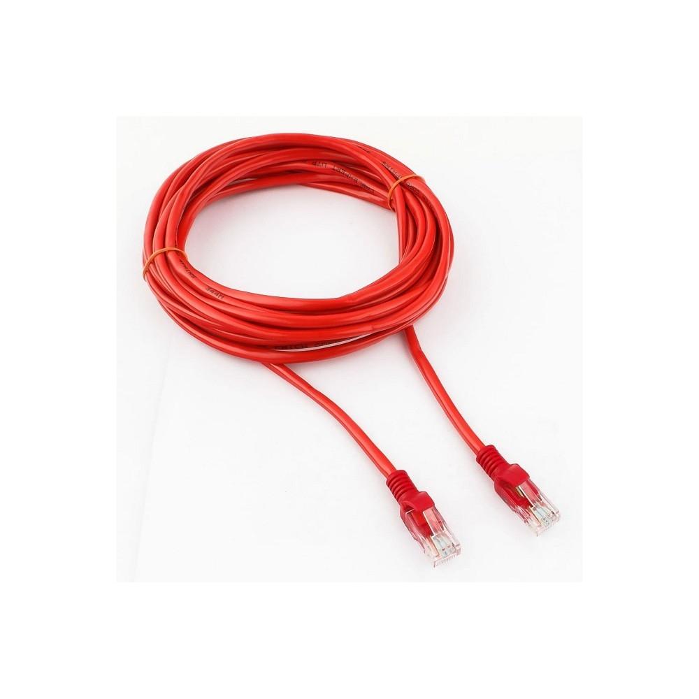 Cablexpert Патч-корд UTP PP12-5M/R кат.5е, 5м, литой, многожильный (красный)