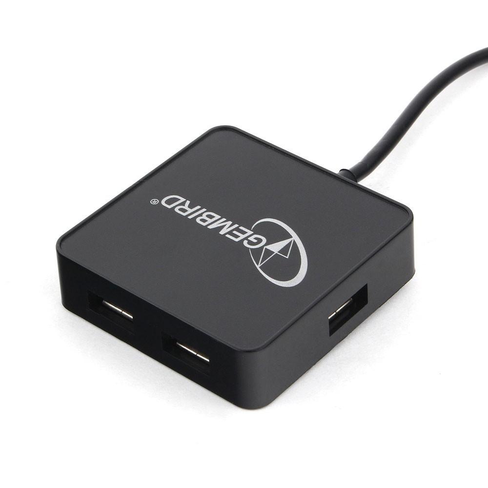 GEMBIRD  HUB USB2.0 4-port [UHB-242] , 4 порта, блистер,черный