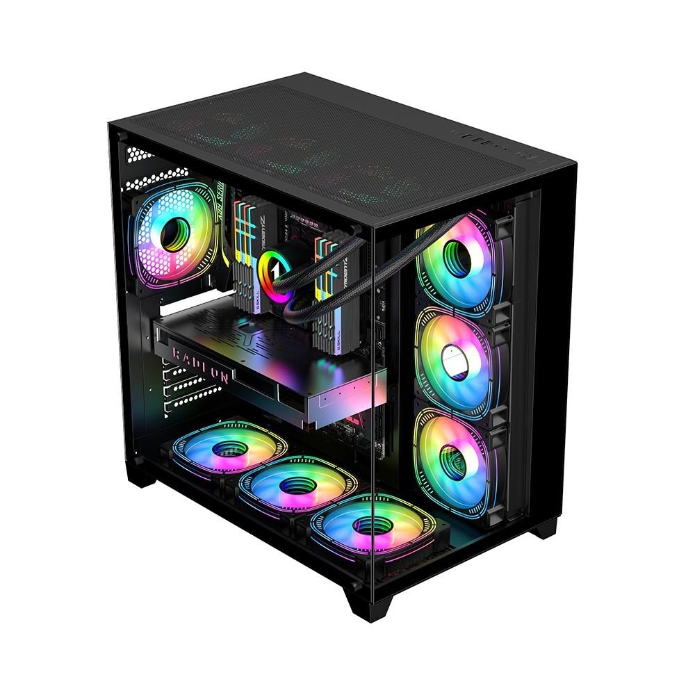 1STPLAYER MEGAVIEW MV8-TP Black / ATX / MV8-TP-BK