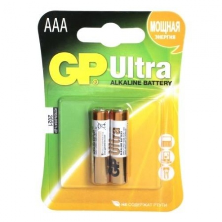 GP 24AU-CR2 Ultra AAA,  (2 шт. в уп-ке) {02919}