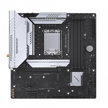 MS-Terminator B760M D5 WiFi (Socket 1700, mATX, 4*DDR5, HDMI+DP, 4xSATA3, 3*M.2,xPCI-E x16 /1xPCI-E x1, 6*USB 2.0,  2 * USB 3.2 Gen1, LAN 1*2.5G, Bluetooth, Wi-Fi 802.11ax, RTL)