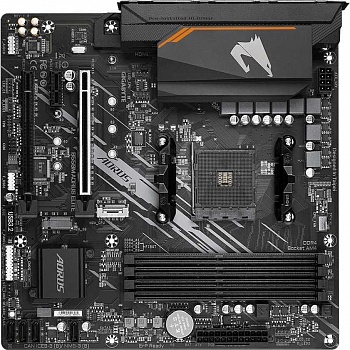 Gigabyte B550M AORUS ELITE 1.1 {Soc-AM4 AMD B550 4xDDR4 mATX AC`97 8ch(7.1) GbLAN RAID+DVI+HDMI}