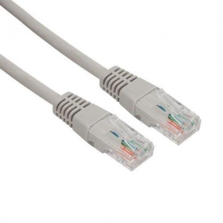 Rexant (18-8002) Патч-корд U/UTP, CAT5E, RJ45-RJ45, LSZH серый, 1м