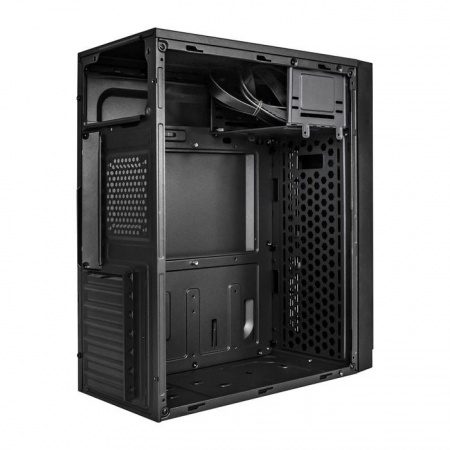 Exegate EX290174RUS Корпус Miditower ExeGate AA-442U2 (ATX, без БП, 1*USB+2*USB3.0, аудио, черный)