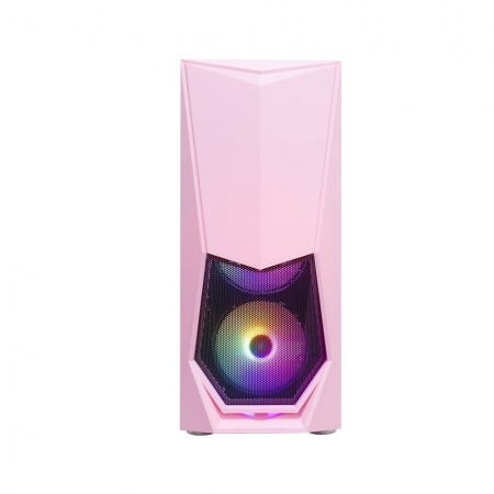 1STPLAYER Корпус DK-3 PINK / ATX, tempered glass / 3x 120mm LED fans inc. / DK-3-PK-3G6