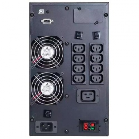 UPS PowerCom Macan MAC-3000 {On-Line, 3000VA / 3000W, Tower, IEC, LCD, Serial+USB, SmartSlot, подкл. доп. батарей}