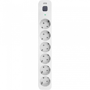 PowerCom Сетевой фильтр Powercom SP-06W 5,0 м 5.0м (6 розеток) белый/серый (коробка) (1928700)