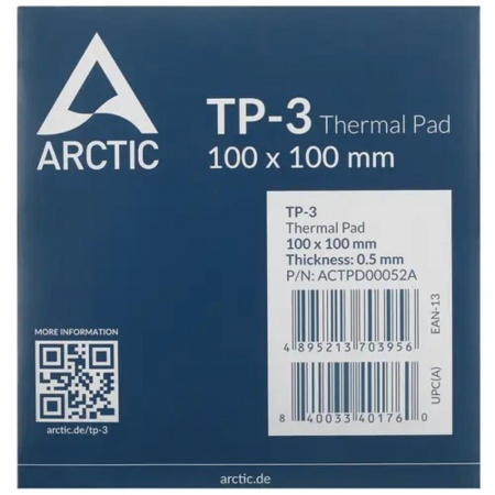 Thermal pad  100x100mm, 0.5mm TP-3 ACTPD00052A