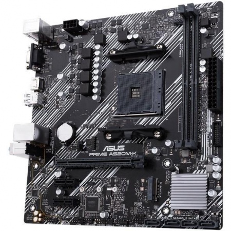 Asus PRIME A520M-K RTL {Soc-AM4 AMD A520 2xDDR4 mATX AC`97 8ch(7.1) GbLAN RAID+VGA+DVI+HDMI}