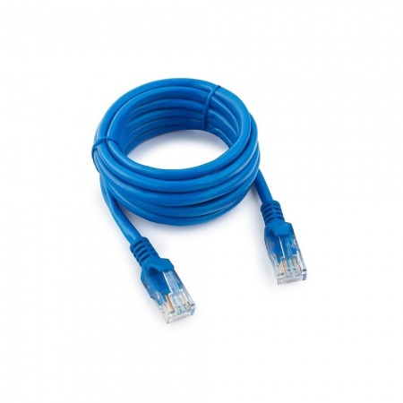 Cablexpert Патч-корд UTP PP12-2M/B кат.5, 2м, литой, многожильный (синий)