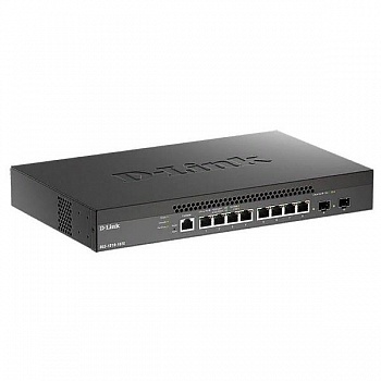 D-Link DXS-1210-10TS/B1A PROJ Настраиваемый L2+ коммутатор с 8 портами 10GBase-T и 2 портами 10GBase-X SFP+