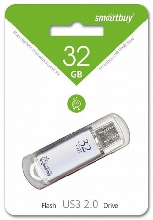 Smartbuy USB Drive 32Gb V-Cut series Silver SB32GBVC-S