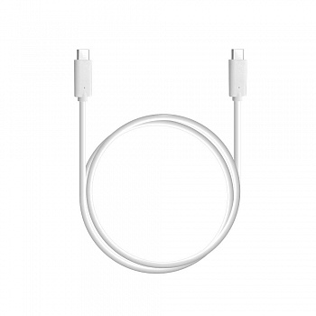 Bion Кабель  USB Type-C to Type-C (CM/CM), 3A, 60W, 1м, белый [BXP-CCP-USBC-CMCM-1M-W]