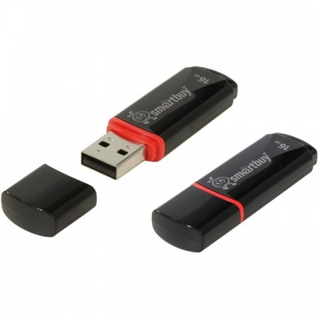 Smartbuy USB Drive 16Gb Crown Black SB16GBCRW-K