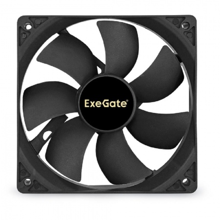 Exegate EX283386RUS Вентилятор ExeGate ExtraPower EP12025B3P, 120x120x25 мм, двойной шарикоподшипник, 3pin, 1600RPM, 25dBA