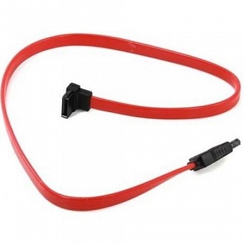 VCOM VHC7666-0.45-0.5м. Кабель SATA интерфейсный 50см угловой разъем VCOM <VHC7666>